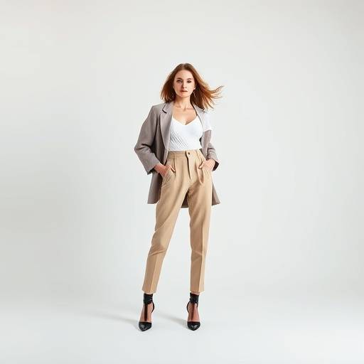 Fashion shoot inside the Mission White Box Studio with minimalist style.